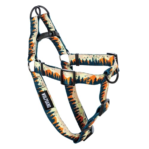 Wolfgang Man & Beast Animal Harness in Small (5/8 Inch x 12-18 Inch), OverLand Print