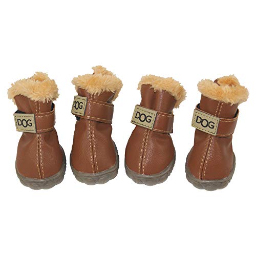 WINSOON Paw Hoof Protector in Size 2, Light Brown