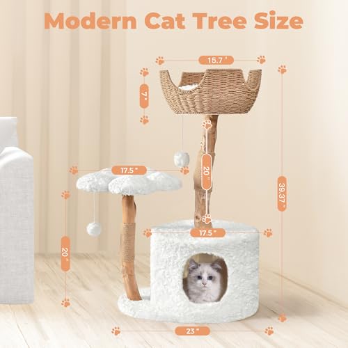 Easyego Pet Activity Structure in 39.3'', White