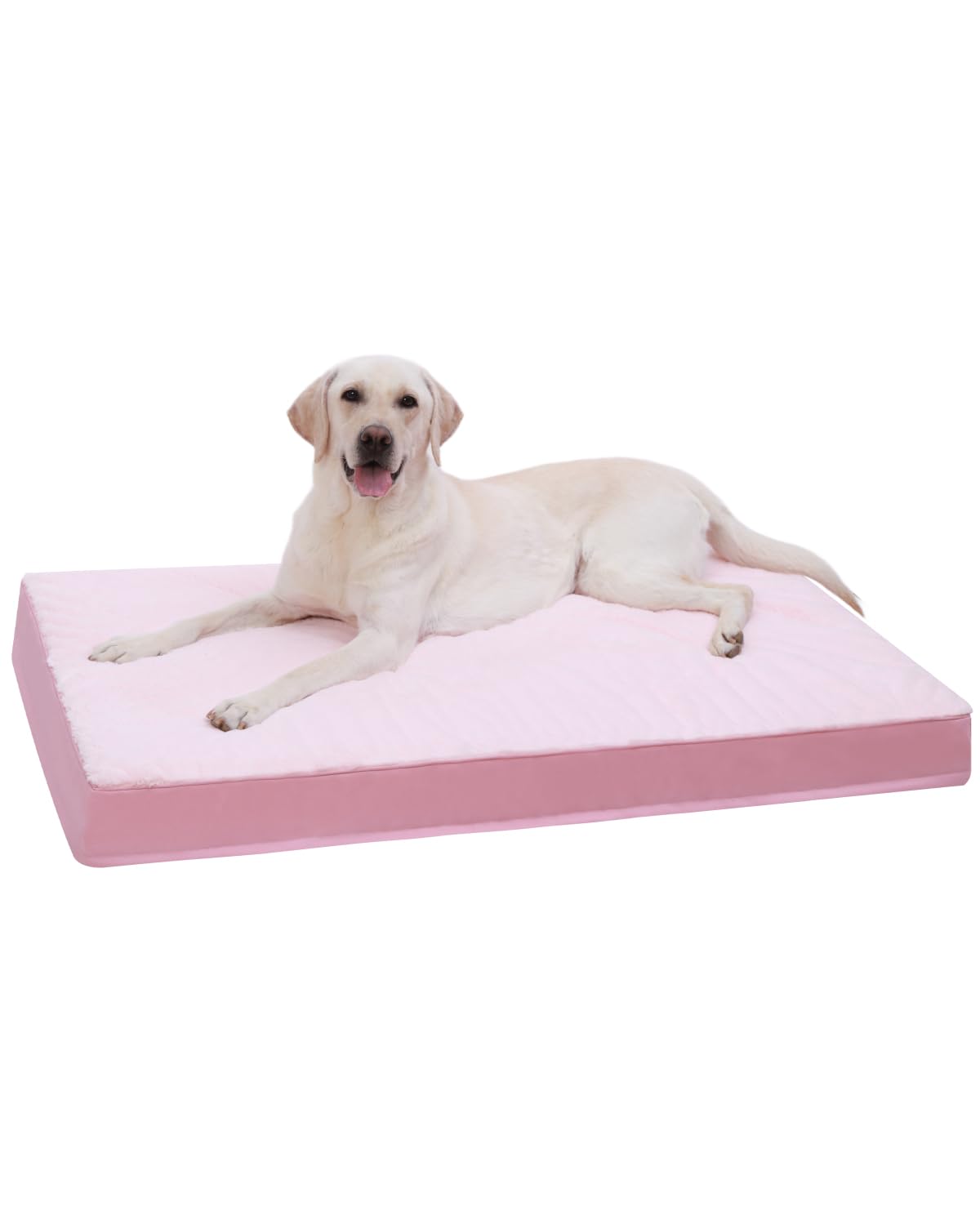 KSIIA Pet Bed Mat in 35.0"L x 22.0"W x 3.0"Th, Pink
