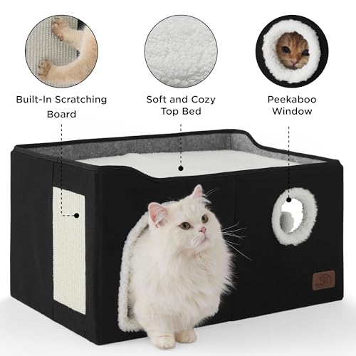 Bedsure Pet Activity Structure in Widen, Black