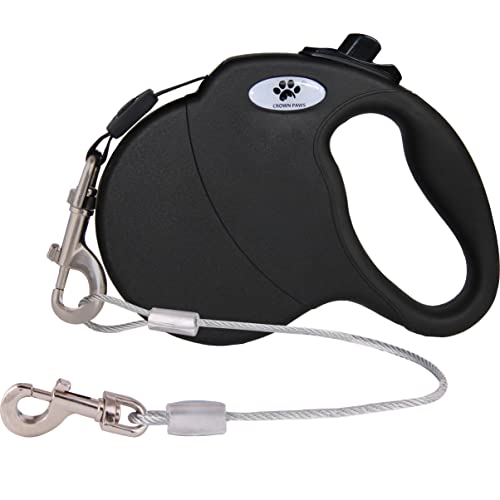 CROWN PAWS Leash in Large, Black