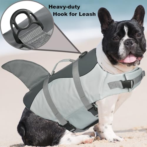 Doglay Pet Apparel in Small, Grey-Shark
