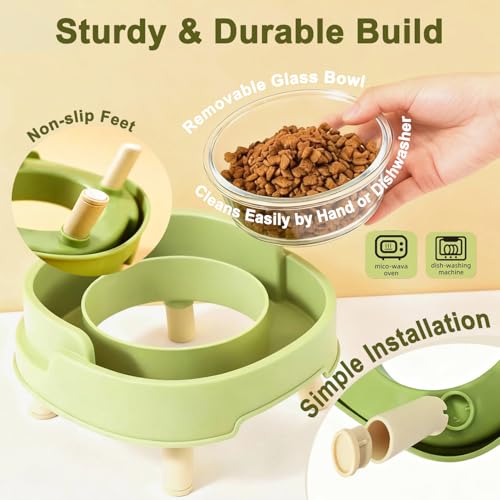 VYTTOX Pet Feeder in Green