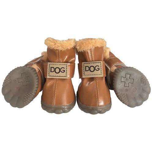 WINSOON Paw Hoof Protector in Size 1, Light Brown