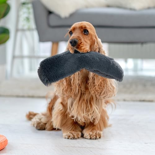 HOMBYS Pet Bed Mat in 25"x8"x4", Dark Grey