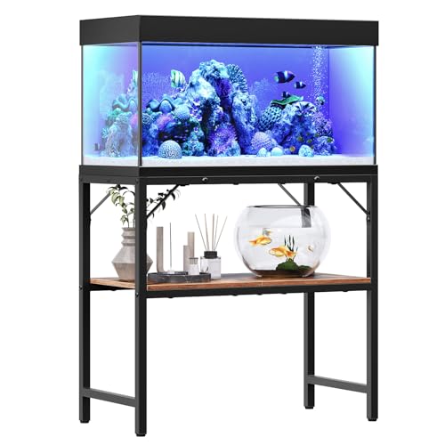 MAHANCRIS Item Stand in 30 Gallon, Rustic Brown