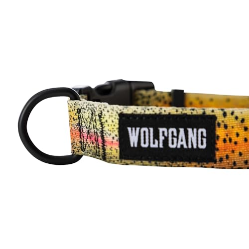 Wolfgang Man & Beast Animal Collar in Medium (1 Inch x 12-18 Inch), CutBow Print