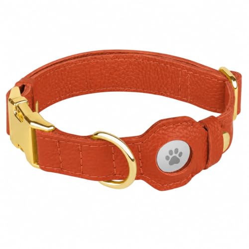 BUDKAS Animal Collar in XS, 9"-12" Neck Fit, Orange