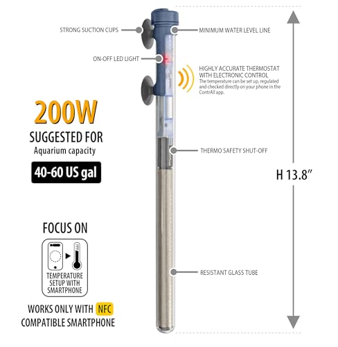 Sicce Immersion Heater in 200 Watt (40-60 Gallon)