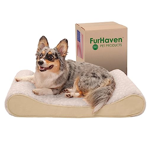 Furhaven Pet Bed Mat in Medium, Ultra Plush (Cream)