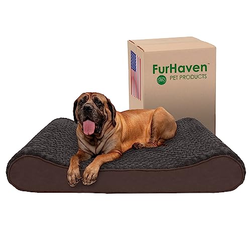 Furhaven Pet Bed Mat in Jumbo Plus, Ultra Plush (Chocolate)