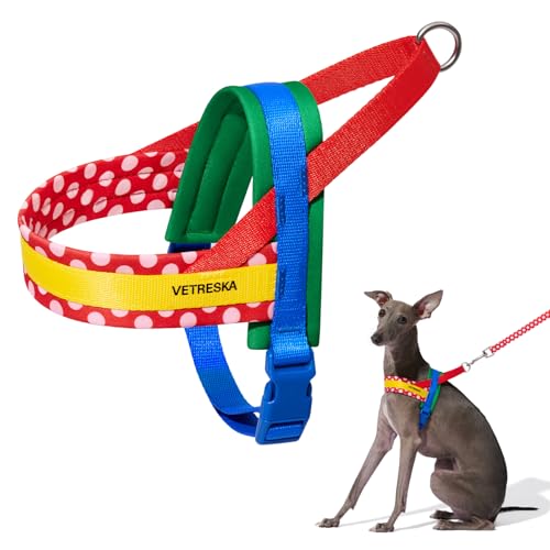 VETRESKA Animal Harness in L(Chest: 27.2"-37"), Chroma Red