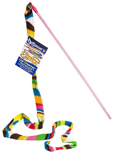 Cat Dancer Pet Toy in 1 pack, Multi Color Pattern (Colors Vary)