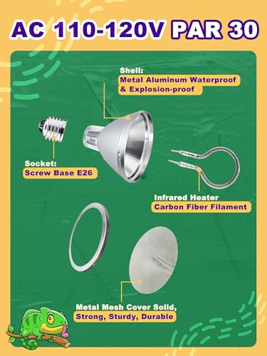Reptispa Light Bulb in Silver
