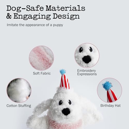 Fuzzwoof Pet Toy in White