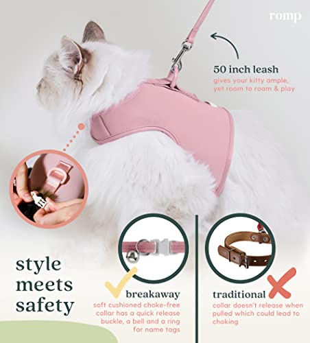 ROMP Animal Harness in Small, Powder Pink
