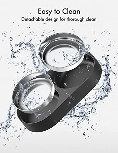PETLIBRO Pet Feeder in Dual Tray, Black