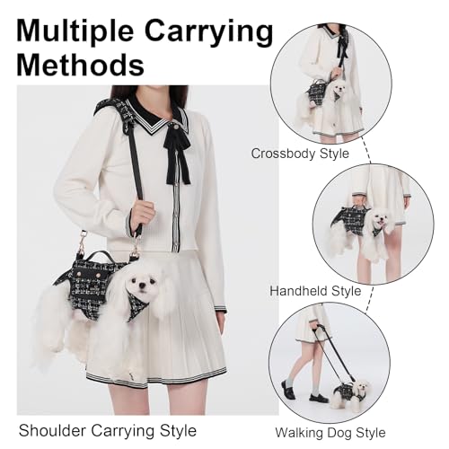 wakytu Animal Harness in X-Small(2-5 LBS), 2.0 Black