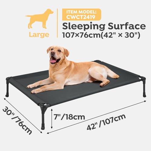 Veehoo Pet Bed Mat in 42.0"L x 30.0"W x 7.0"Th, 2Packs- Black