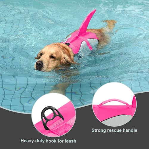 Doglay Pet Apparel in X-small, Pink-Shark