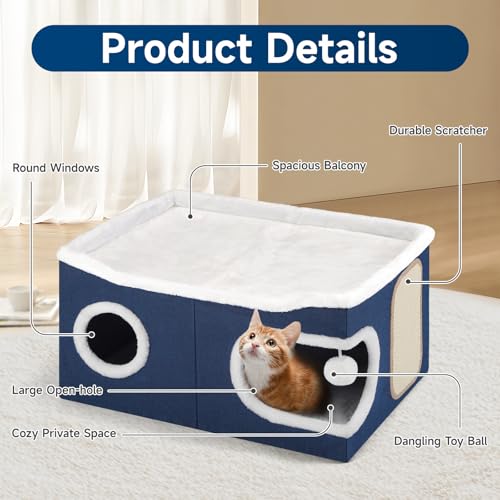 Shikha Animal Shelter in Extra Large, Blue