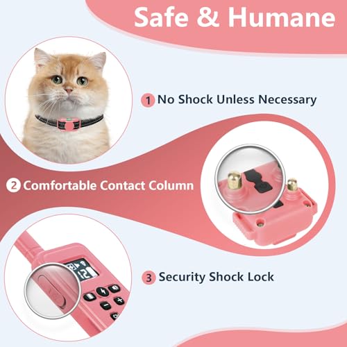 FASHILEAD Animal Collar in Small, Pink