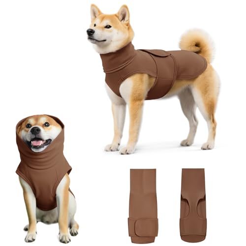 Haloumoning Pet Apparel in X-Small, Coffee