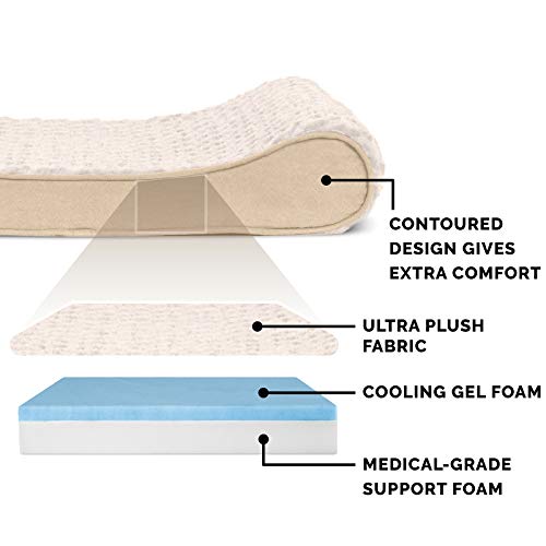 Furhaven Pet Bed Mat in Medium, Ultra Plush (Cream)