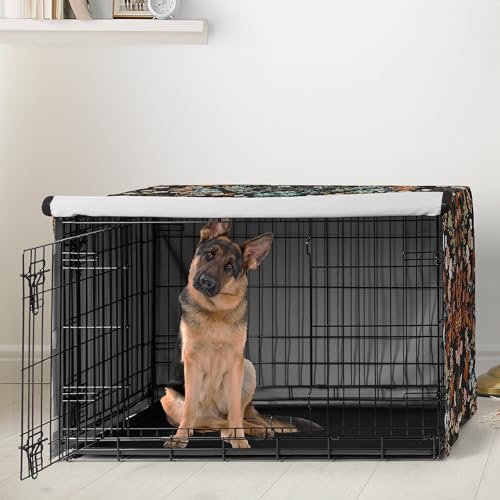 Sweet Jojo Designs Animal Cage in 48.0"L x 32.5"W x 30.5"H, Wild Flower Black