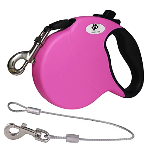 CROWN PAWS Leash in Medium, Pink