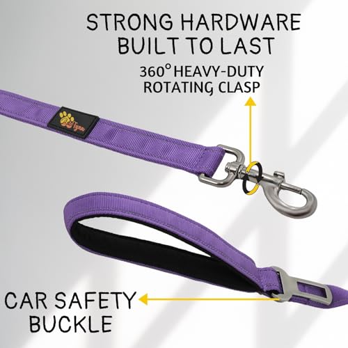 ADITYNA Leash in 6ft - 7.5ft, Purple