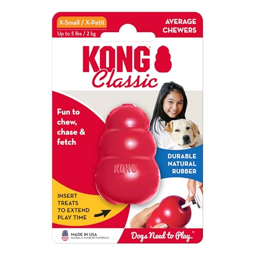 KONG Pet Toy in X-Small, Red