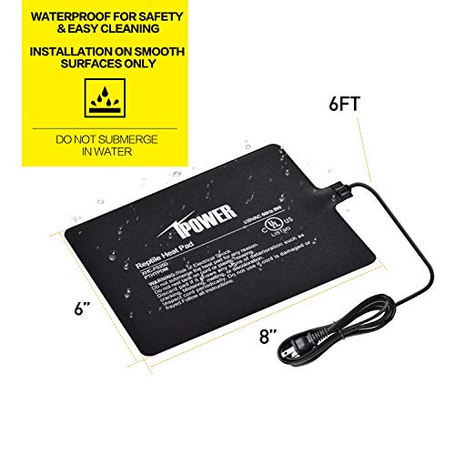 iPower Pet Supplies in 6" X 8", Black-1 Pack