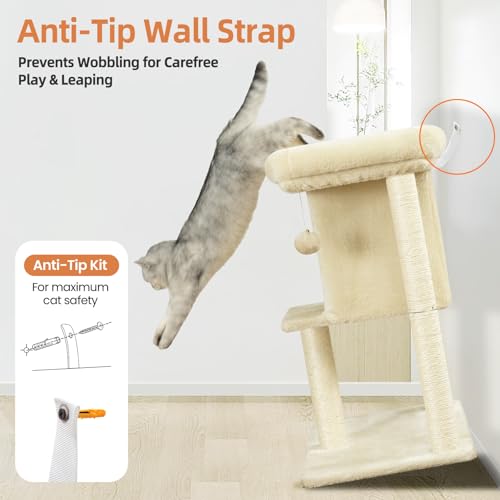 Feliskyn Pet Activity Structure in 28 Inches, Beige