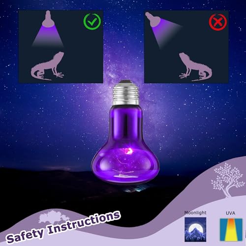 HARTOMPET Light Bulb in 60W - 2.5", Purple