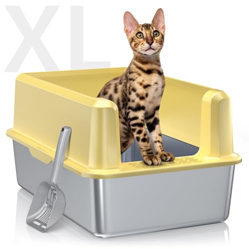 WoofiGo Litter Box in X-Large, 21 - Yellow (Pack of 1)