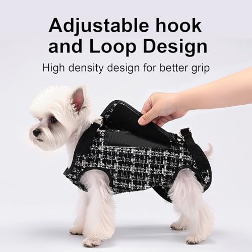 wakytu Animal Harness in X-Small(2-5 LBS), 2.0 Black
