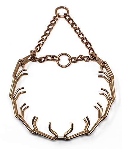 Herm Sprenger Animal Collar in 23in (58cm) x 3.2mm, Gold
