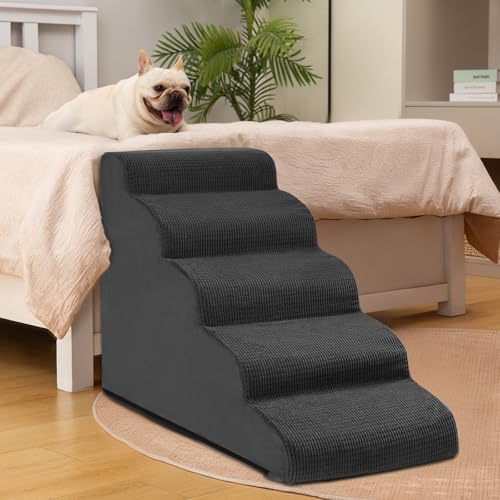 aodisman Animal Stair in Standard 5-Step 22.2"H, Black