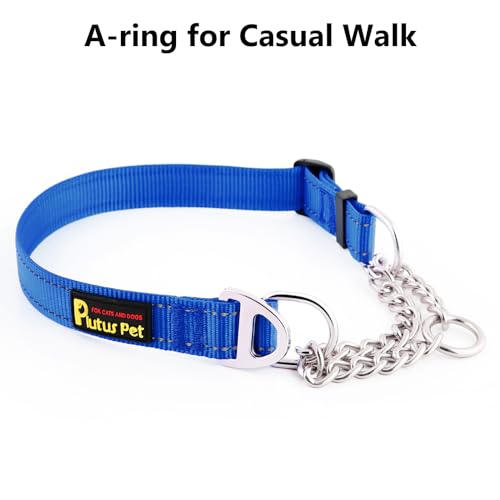 PLUTUS PET Animal Collar in Small, Royal Blue