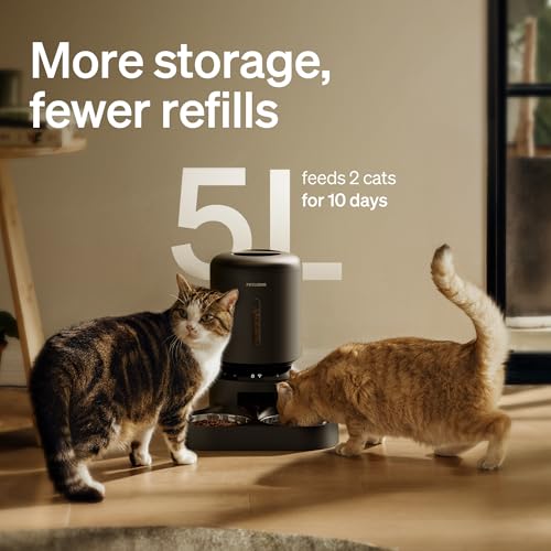 PETLIBRO Pet Feeder in Dual Tray with WiFi, Black