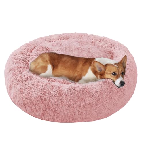 JOLLYVOGUE Pet Bed Mat in 27", Smoke Pink