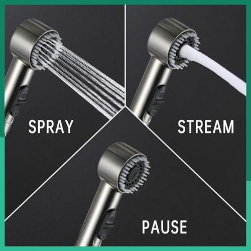 V-Frankness Showerhead in 78 Inches Hose, Brushed Nickel