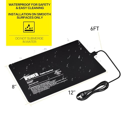 iPower Pet Supplies in 8" X 12", Black-1 Pack