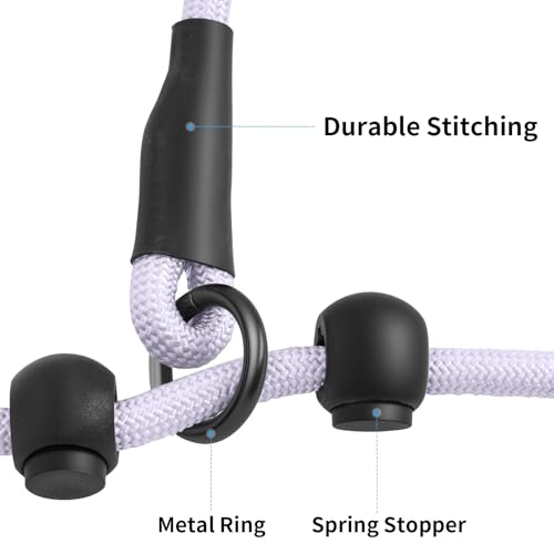 kazazoo Leash in Adjustable (5.5ft to 8.5ft), Gradient Purple