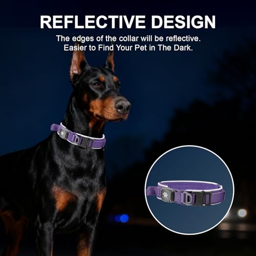 YaoTya Animal Collar in M(15"-18.5"), Purple