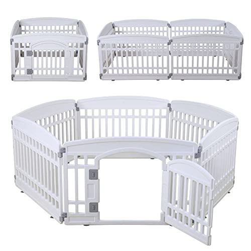 Gupamiga Pet Playpen in White