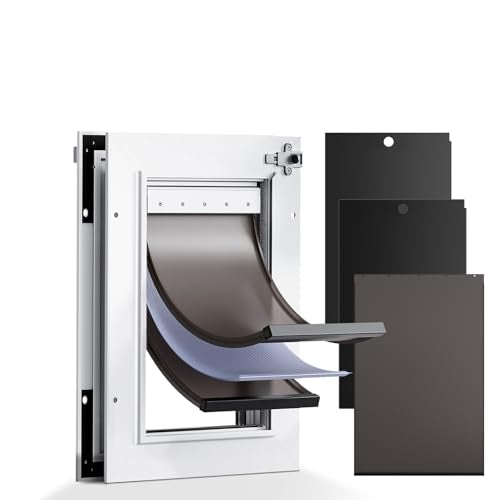 Tiylibe Pet Door in Small, White