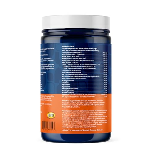 NaturVet Animal Vitamin in Senior- 60 Soft Chews, Life Stages